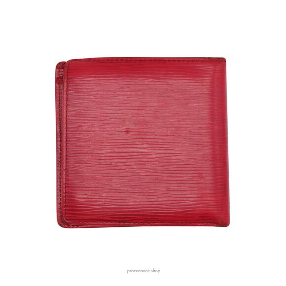 🔴 Louis Vuitton Marco Wallet - Red Epi Leather - Picture 5 of 11